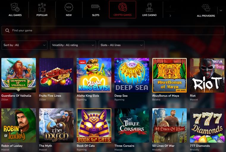 Oshi casino - crypto games