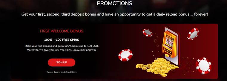 Oshi casino - promotion